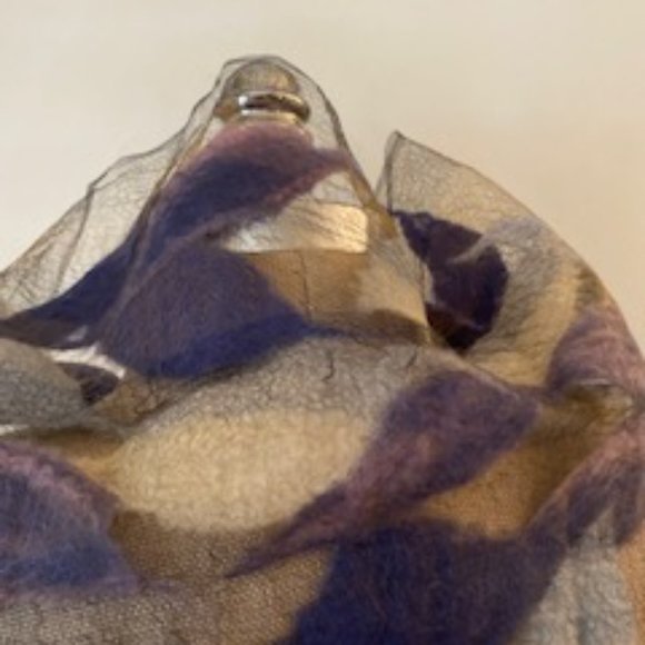 NWOT DESIGNER SILK ORGANZA & MERINO WOOL FELT - Picture 7 of 10